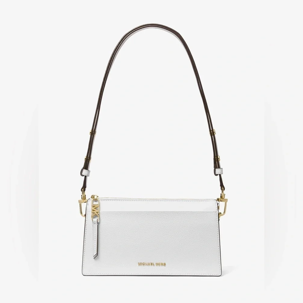 Michael Kors Empire Large Leather Convertible Crossbody Bag NWT